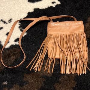 Margot genuine leather fringe crossbody